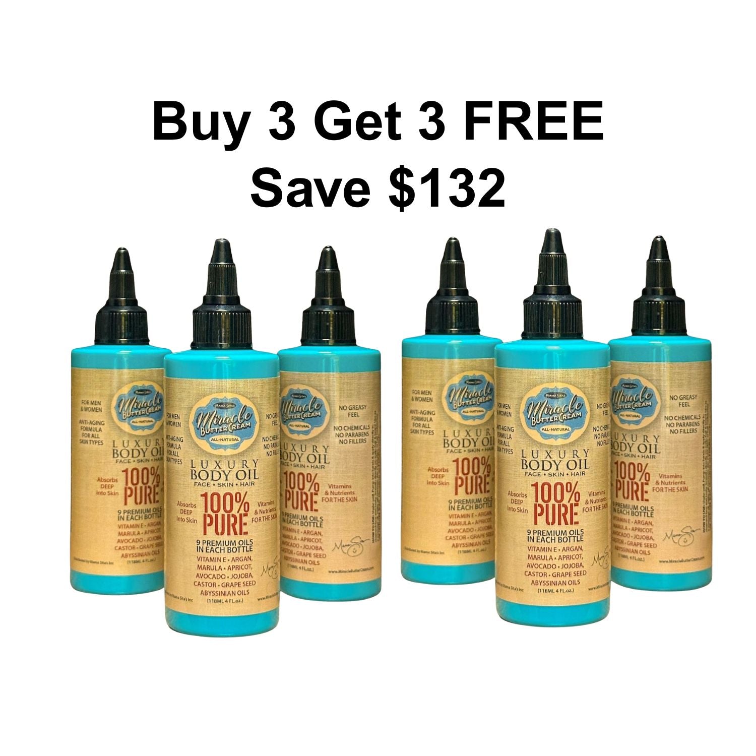 BODY OIL GIVEAWAY - SUMMER SPECIAL - 3 FREE