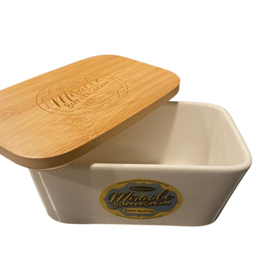 Miracle Butter Cream Ceramic Butter Keeper (Empty), miraclebuttercream.com