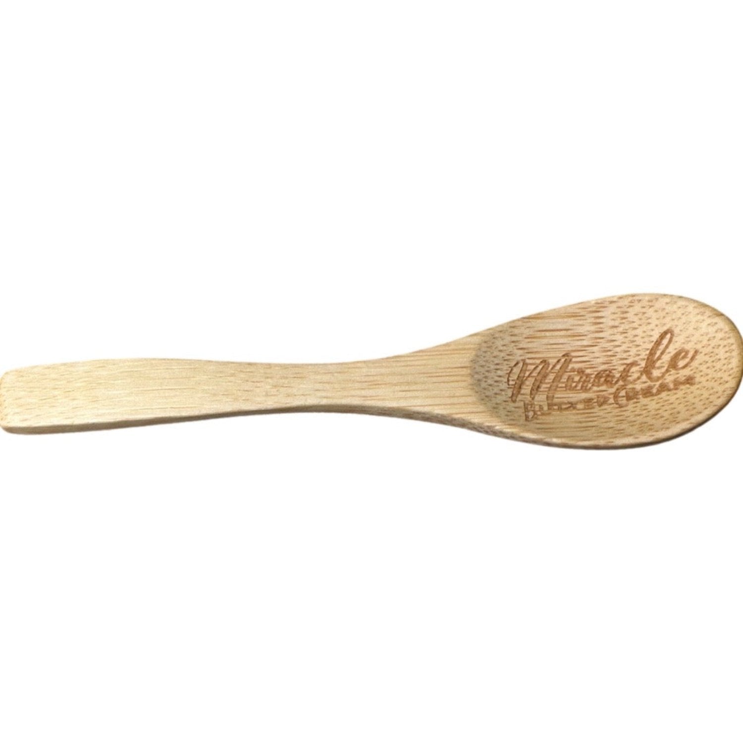 Sugar Scrub 5inch wooden scooping spoon. , MiracleButterCream.com