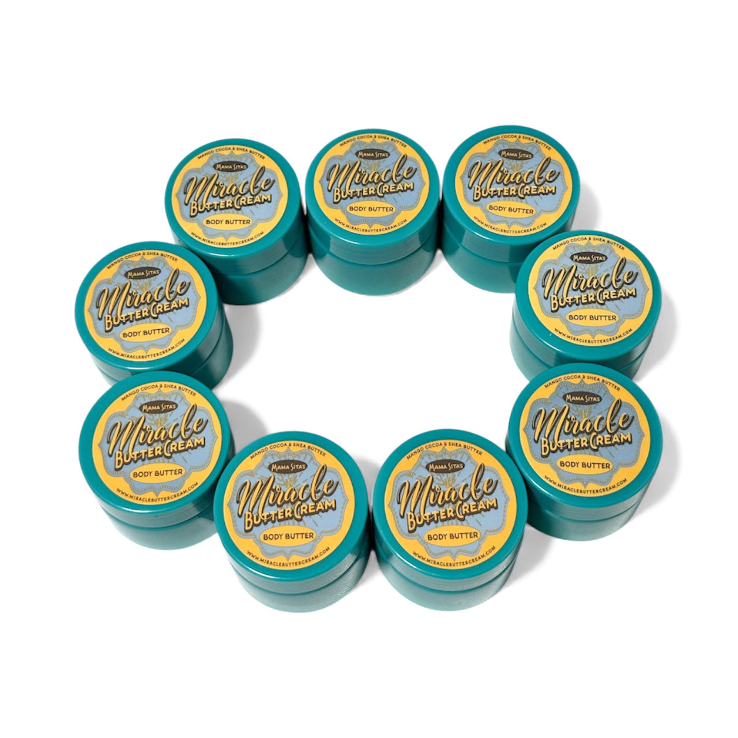 7 Pack Sampler Body Butter Collection, www.MiracleButterCream.com