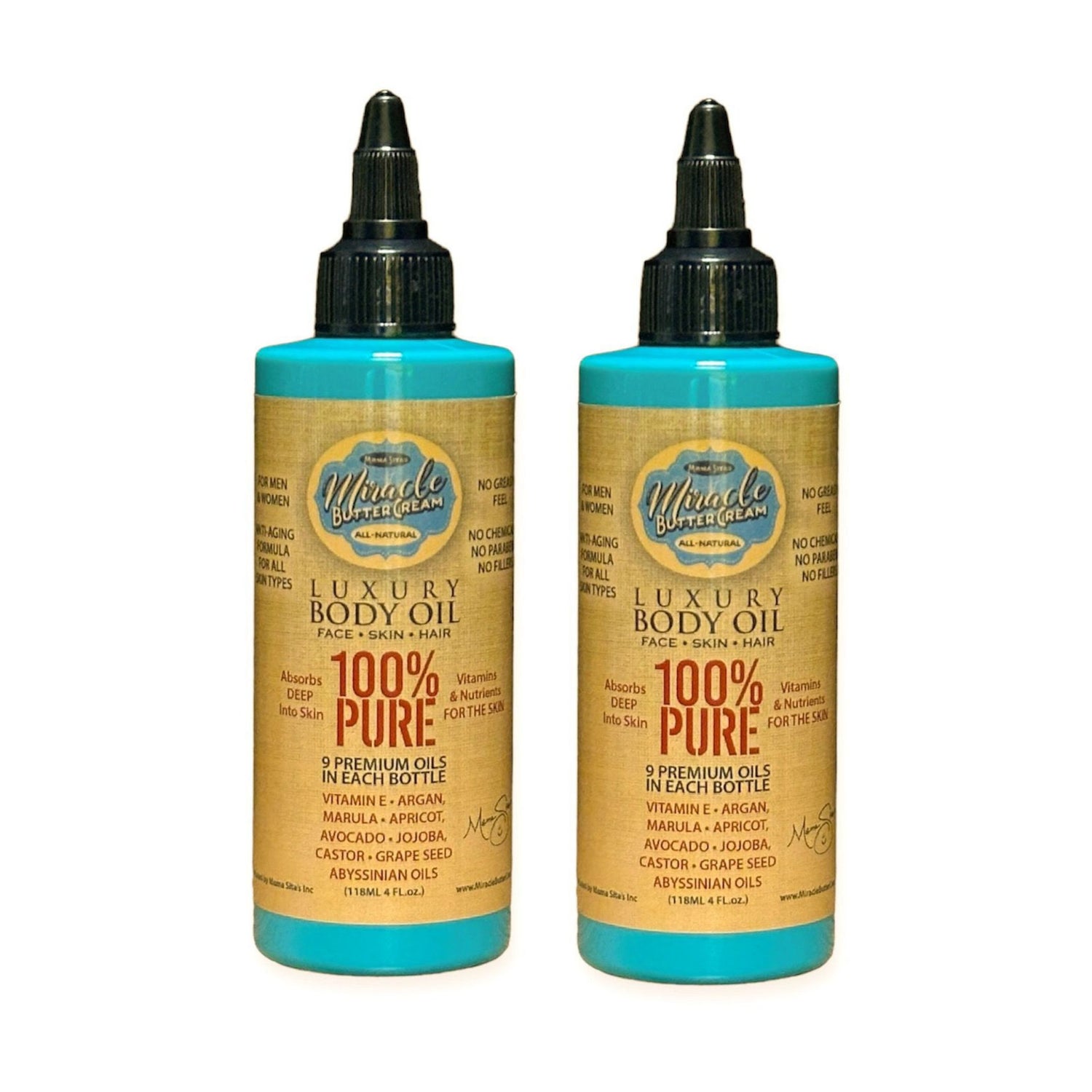 Luxury Body Oils - 2 Pack - Bundle & Save $18