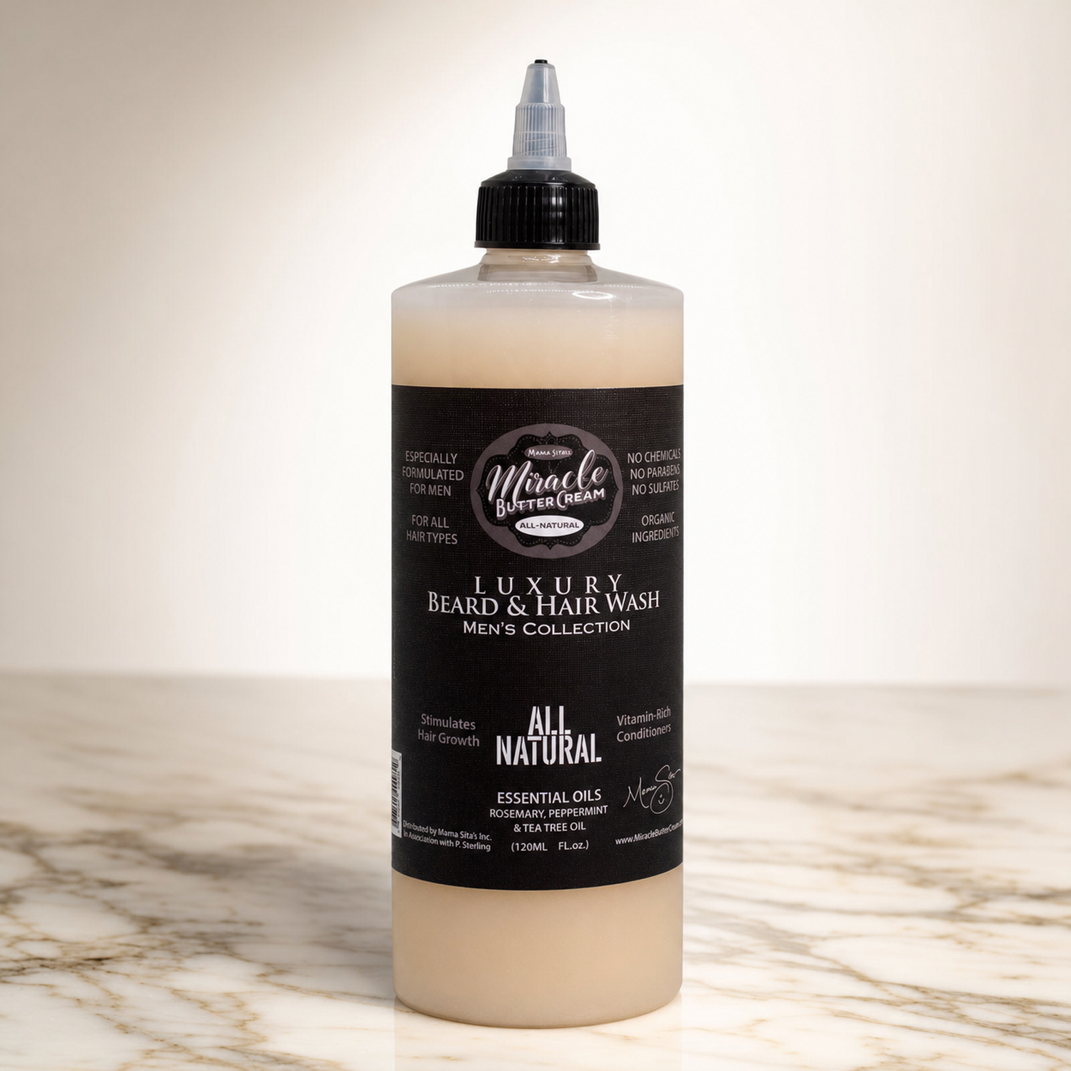 Men's Luxury Beard & Hair Wash – Miracle Butter Cream