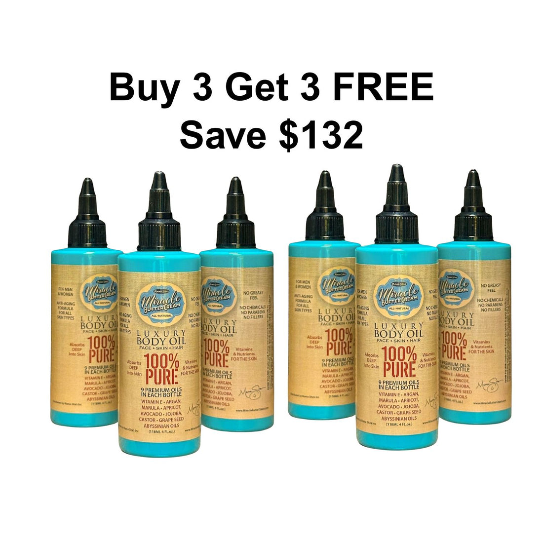 BODY OIL GIVEAWAY - SUMMER SPECIAL - 3 FREE