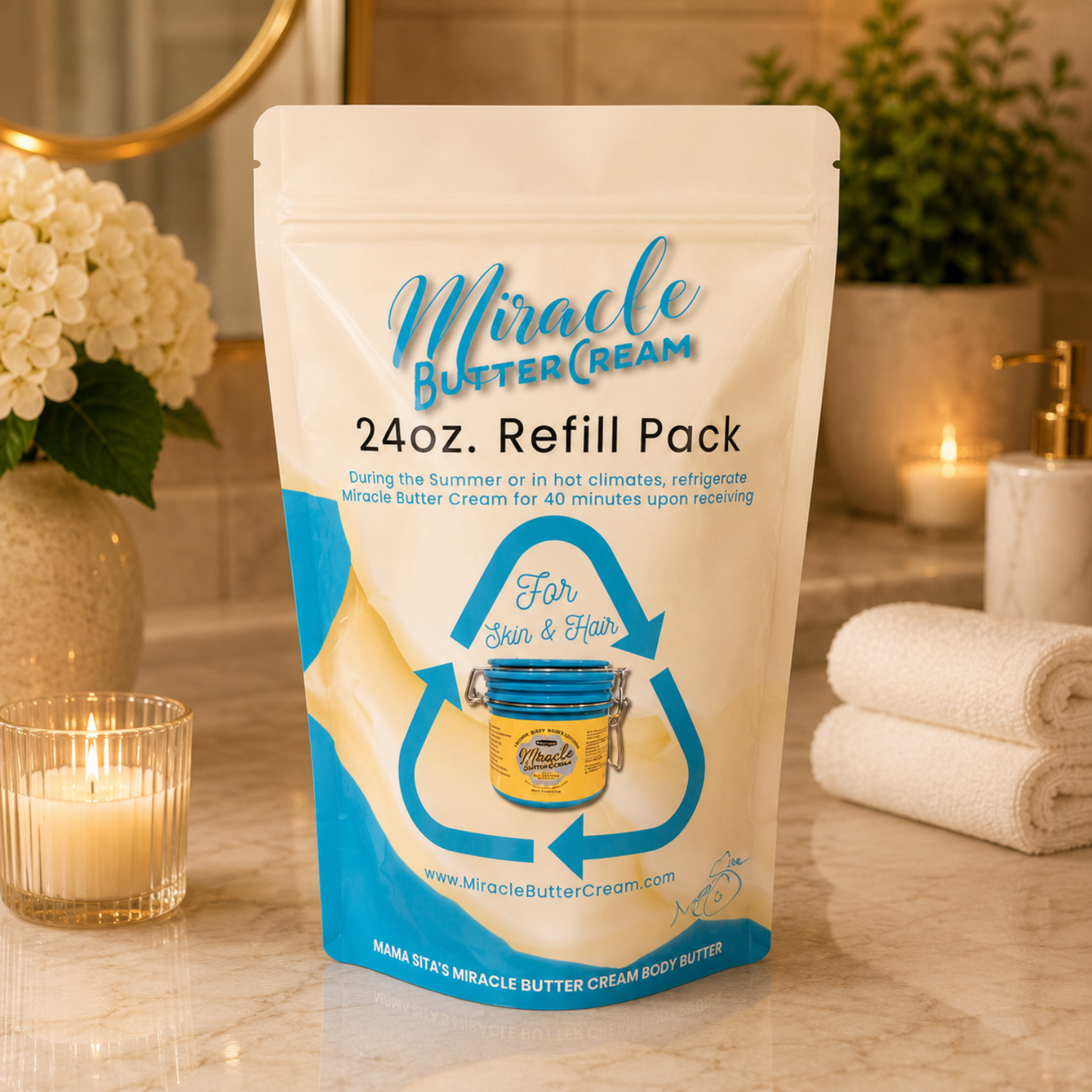 Body Butter REFILL PACKS 8oz, 16oz, &amp; 24oz