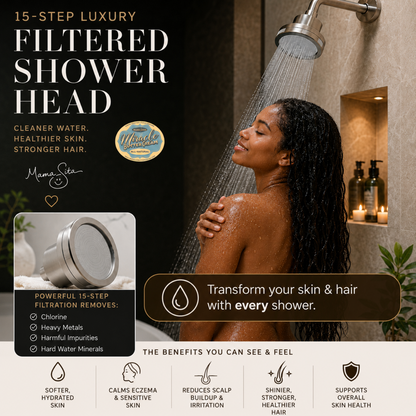 Filtered Shower Head, Better Skin and Hair