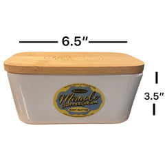 Miracle Butter Cream Ceramic Butter Keeper (Empty), miraclebuttercream.com