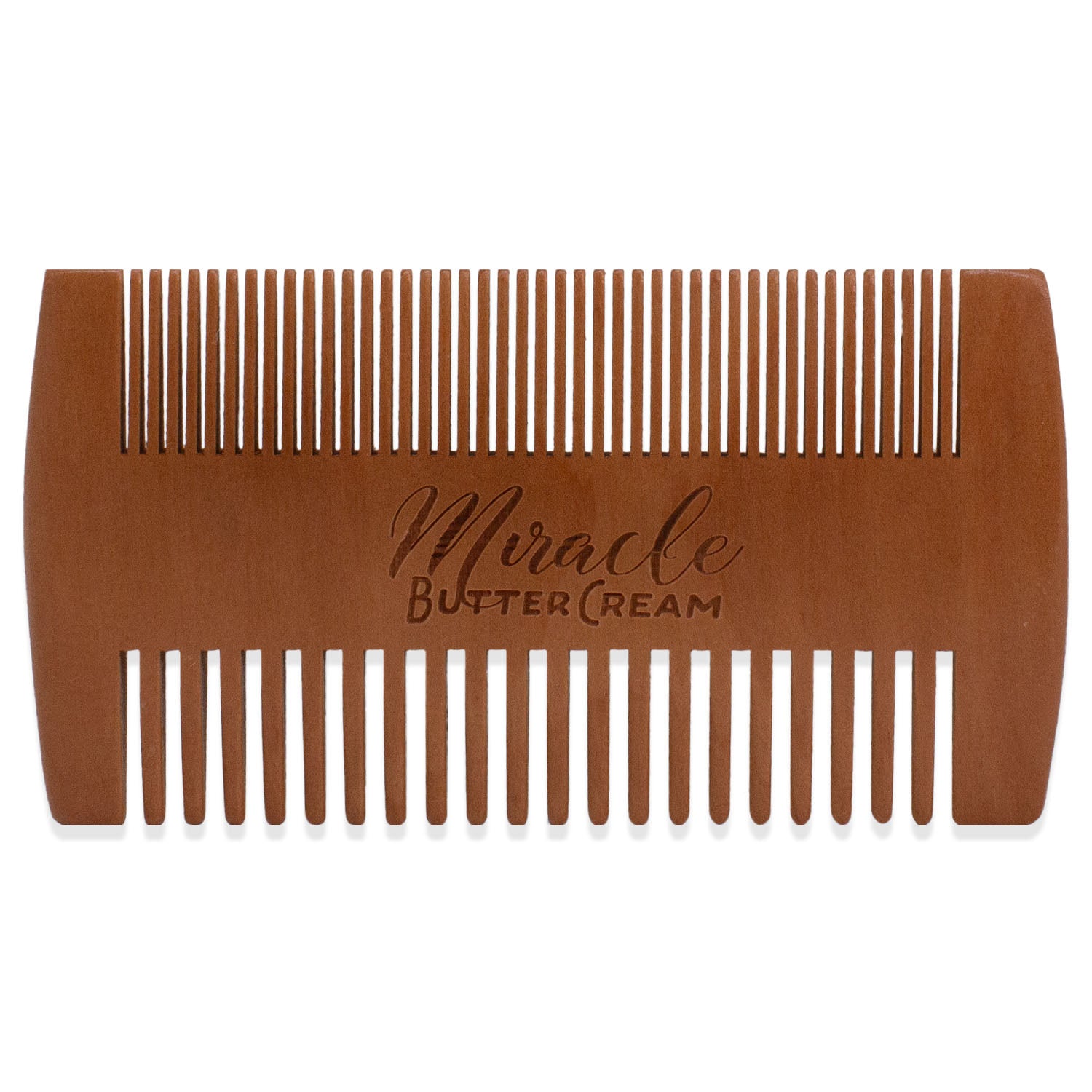 Miracle Butter Cream Bamboo Beard + Hair Comb, miraclebuttercream.com