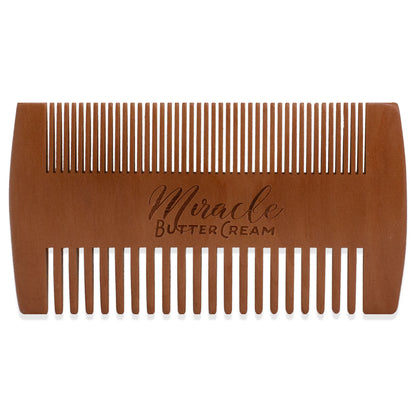 Miracle Butter Cream Bamboo Beard + Hair Comb, miraclebuttercream.com