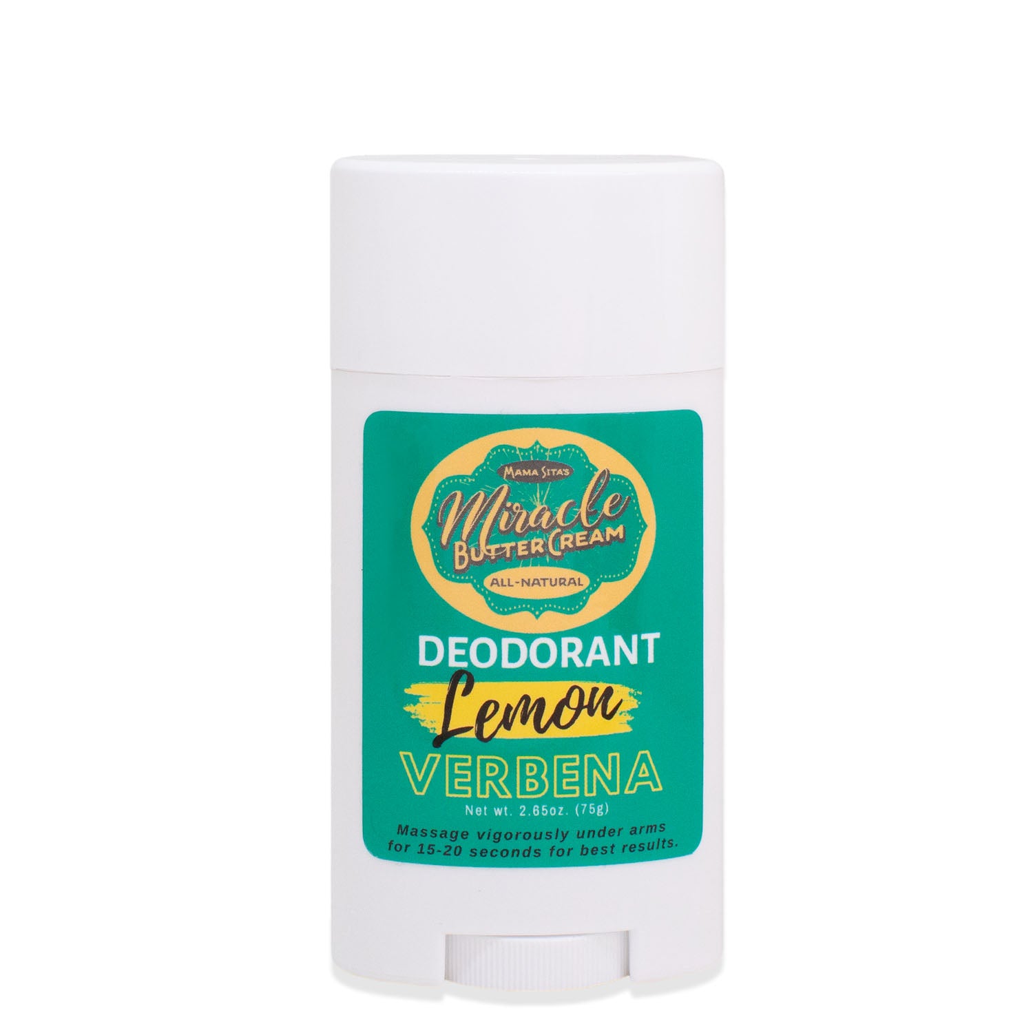 Miracle Butter Cream Deodorant Lemon Verbena, miraclebuttercream.com