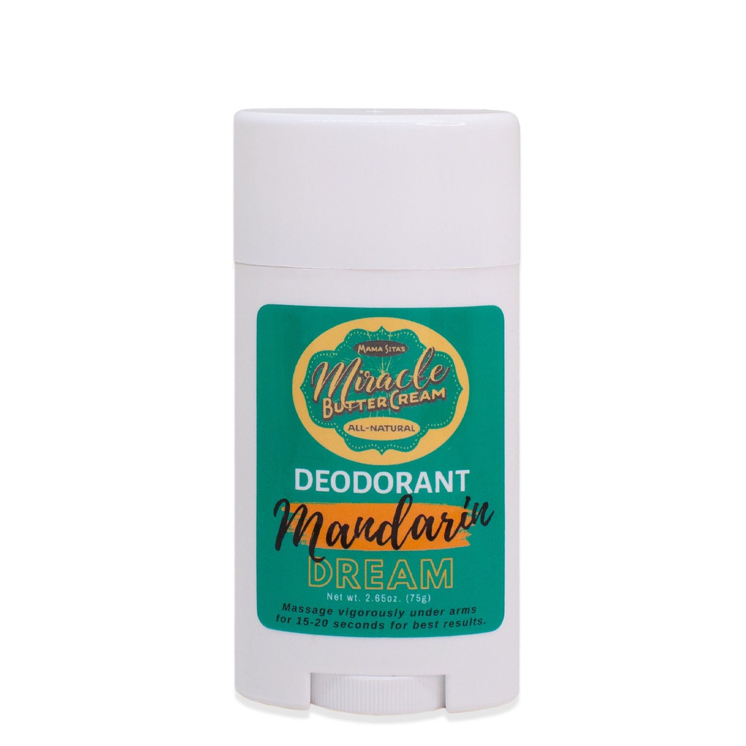 Miracle Butter Cream Deodorant Mandarin Dream, miraclebuttercream.com