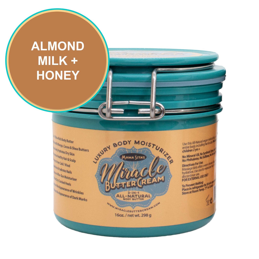 Almond Milk & Honey Miracle Butter Cream., miraclebuttercream.com